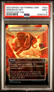 MTG Magic the Gathering Commander Masters Foil Generous Gift PSA 9 *None Higher* - Bild 1 von 4