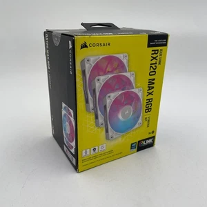 CORSAIR iCUE Link RX120 MAX RGB 120mm PWM Thick Fans CO-9051038-WW - Picture 1 of 4