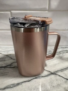 BRUMATE TODDY Mug 16 oz Leak Proof Locking Lid hot or cool - Rose Gold w/Box - Picture 1 of 9