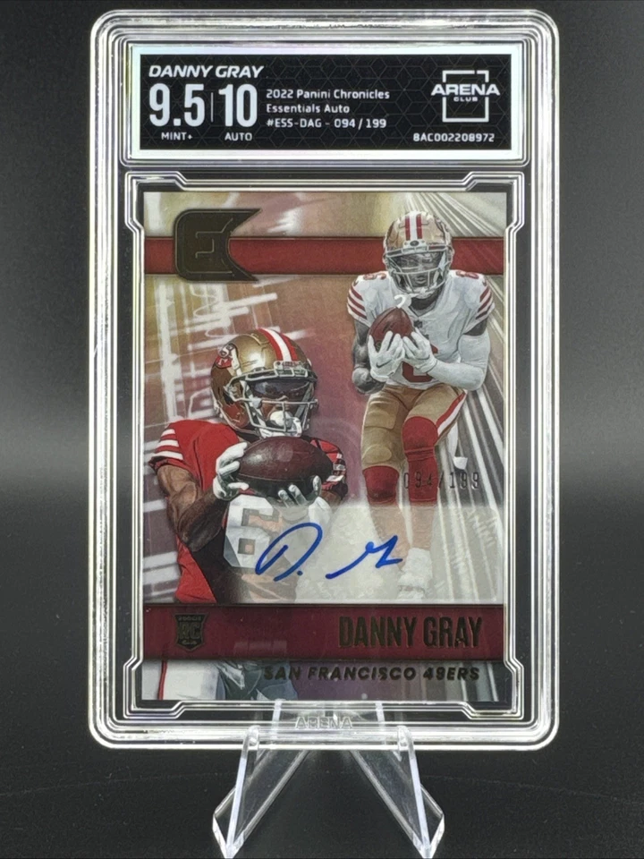 2022 Panini Chronicles Essentials Auto #ESS-DAG Danny Gray 94/199 AC 9.5/10 - Image 1 of 2