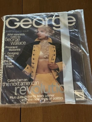 GEORGE MAGAZINE   JFK Jr   1995 Inaugural Issue &-  SEALED,  , CRAWFORD - Image 1 of 4
