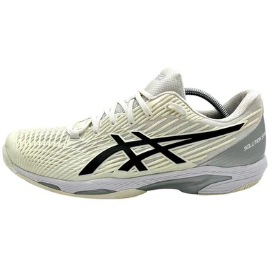 Zapatillas de tenis ASICS Solution Speed FF 2 para hombre talla 12 negro crema 1041A182 Foto 1 de 4