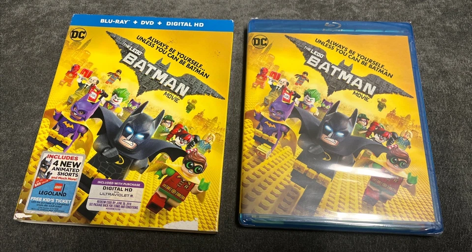 Batman Lego Movie (Blu-Ray/DVD/Digital, 2017) DC with Slipcover SEE PICS! - Image 1 of 4