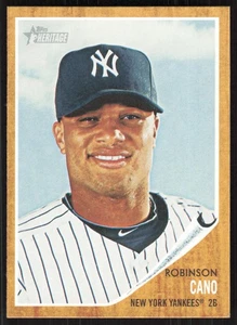 Topps Heritage Robinson Cano New York Yankees #65 2011 - Imagen 1 de 2