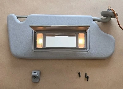 2006-2013 Chevrolet Impala P/S RH Illuminated Sun Visor Gray Cloth Assembly OEM Foto 1 de 4