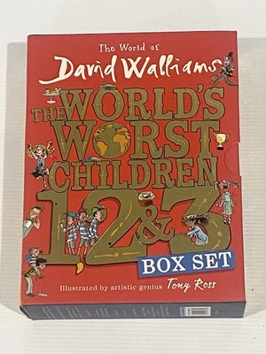 The World's Worst Children 1, 2 & 3 Box Set By David Walliams Paperback FAST ✈️ - image 1 of 4