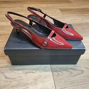 bernardo marietta dark red dress Fashion Sexy heel women's 7.5m - Picture 1 of 11