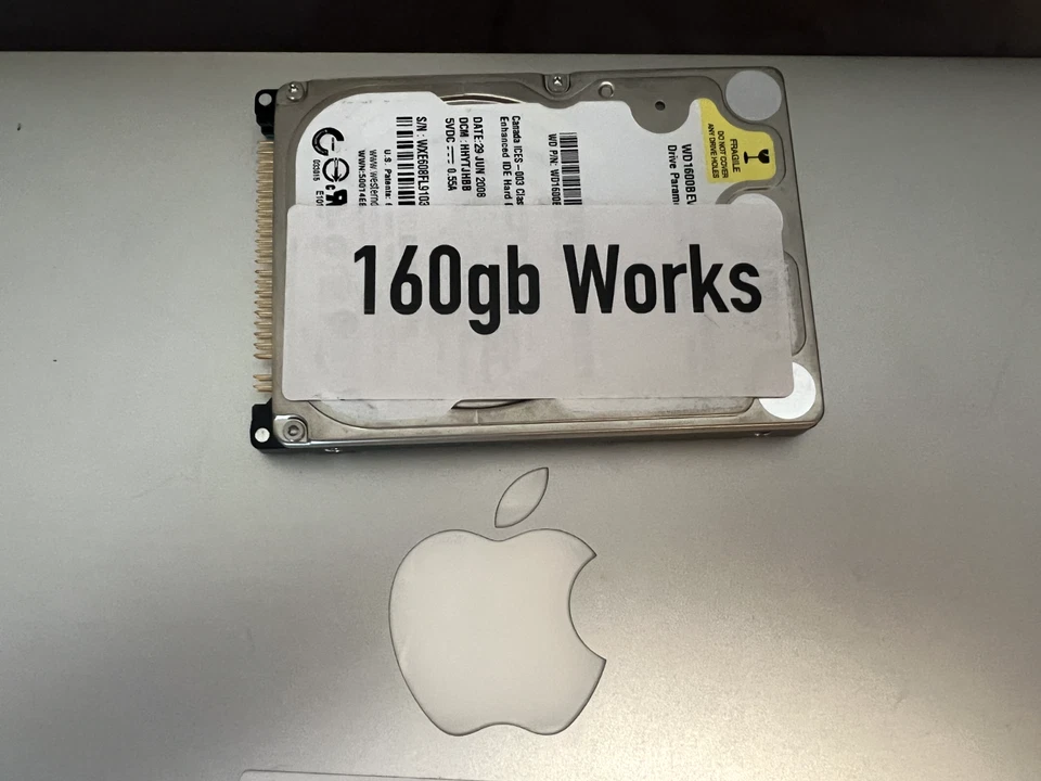 Apple iBook/PowerBook G3/G4 2.5" 160GB 5400RPM PATA ATA/100 (ATA-6) Hard Drive - Image 1 of 3