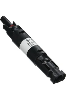Waterproof Male Female Connector Fuse Holder 15A Solar DC In-Line Fuse. - Picture 1 of 6