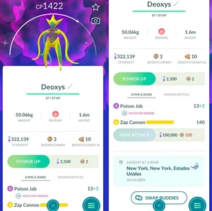 Shiny Deoxys (stroke) | Pokemon Home, personalized OT | Pokemon Home✨ - Picture 1 of 2