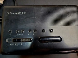 SONY ICF-C320 AM FM Radio Alarm Clock Dream Machine Red LED Face Tested - Picture 1 of 10