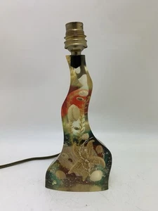 VIntage Midcentury lucite acrylic sealife starfish aquarium shell Table lamp - Picture 1 of 10