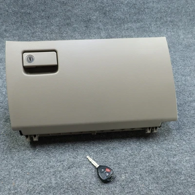 06-12 TOYOTA RAV4 LOWER GLOVEBOX DOOR Beige KEY Handle LATCH Shock Strut OEM - Image 1 of 4