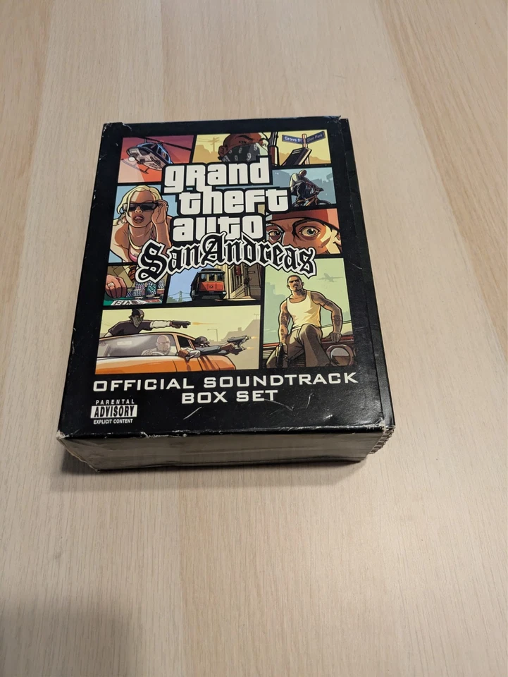 Grand Theft Auto San Andreas - Official Soundtrack OST Box Set - 8 CDs COMPLETE - Image 1 of 3