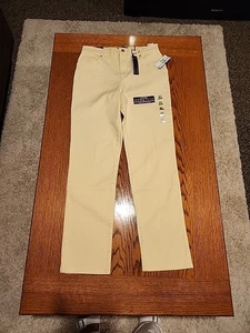 Pantalones de mezclilla amarillos Gloria Vanderbilt Amanda talla 8 promedio nuevos con etiquetas - Imagen 1 de 6