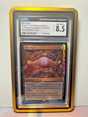 *Mox Opal Masterpiece Series: Kaladesh Inventions Foil Graded CGC NM/MINT+ 8.5!* - Image 1 of 2