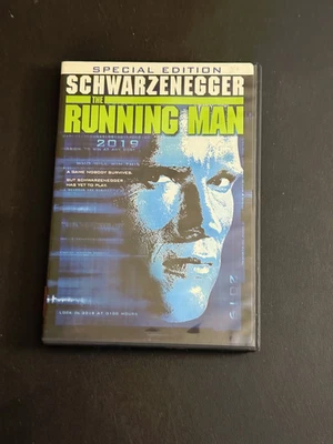 THE RUNNING MAN - ARNOLD SCHWARZENEGGER- USED DVD MOVIE - Image 1 of 3