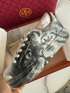LIMITIERTE AUFLAGE Tory Burch Marienkäfer Sneaker im Katzenporträt, Einzelhandel 398 $ - Bild 1 von 12