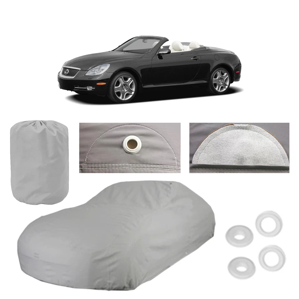 Fits Lexus SC430 4 Layer Car Cover Fitted In Out door Water Proof Rain Snow Sun - Image 1 of 1
