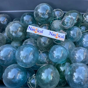 (1) - Japanese Glass Fishing Float ~ Minor Chips & Dings ~ Authentic Vintage - Picture 1 of 9