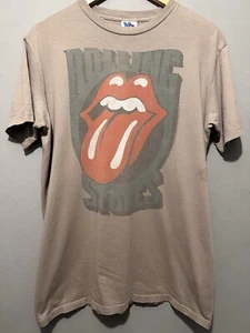Rolling Stones Junkfood T-shirt Rare Back Print Tangarine Bowl Medium - Picture 1 of 12