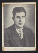 1939 OPC V301-1 #20 Harvey Jackson HOF New York Americans Vintage Hockey 1939-40