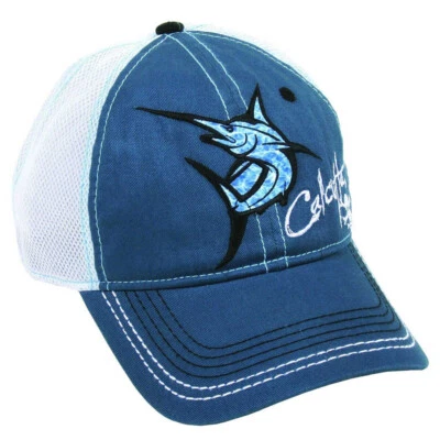 NUEVO $29.99 Equipo de Pesca Calcuta Azul Marlín Sombrero de Bajo Perfil Foto 1 de 3
