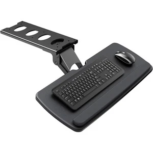 Huanuo 360° verstellbare Tastaturablage unter Schreibtisch 25′′ × 9,8′′ (grau/schwarz) - Bild 1 von 9