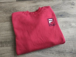 FILA Sudadera Vintage 2000 Con Logo Rojo Talla M - Imagen 1 de 9