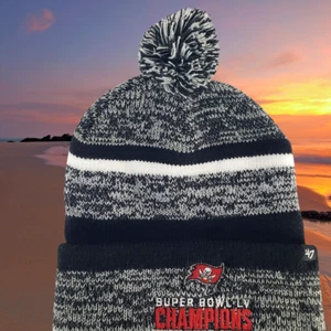 Tampa Bay Buccaneers Herren 47 Marke Beanie mit Bommel Einheitsgröße - Bild 1 von 1