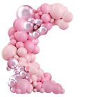 Pastel Pink Wedding Latex Garland Kit Baby Shower Pink Balloons  Girl