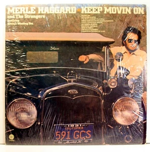 Merle Haggard and the Stangers Keep Movin' On LP [EMI ST-11365] Open Shrink - Imagen 1 de 6