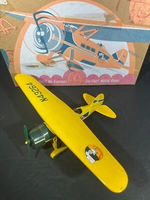 1996 McDonalds Die Cast Metal Bank 1929 Lockheed Air Express Airplane - Image 1 of 4