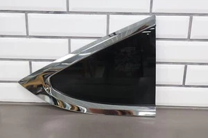16-20 Tesla Model X Rear Right Quarter Window Glass W/Chrome Trim (Privacy Tint) - Picture 1 of 18