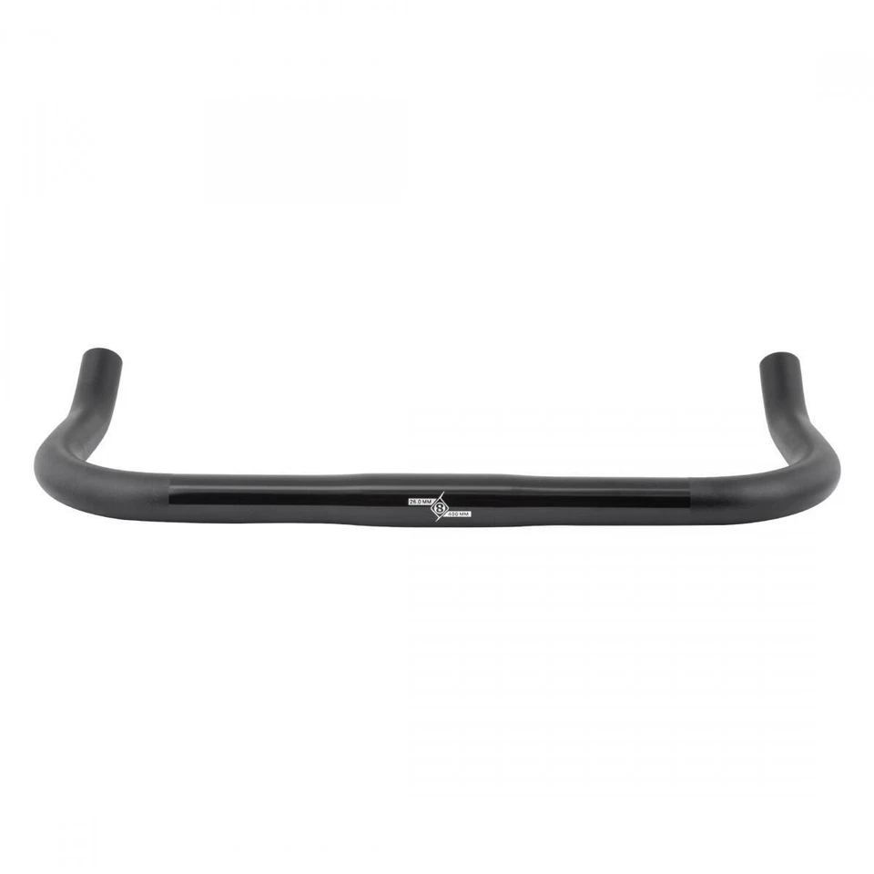 ORIGIN8 BIKE BICYCLE HANDLEBAR ROAD ALLOY BULLHORN 26.0x400BK - Image 1 of 1