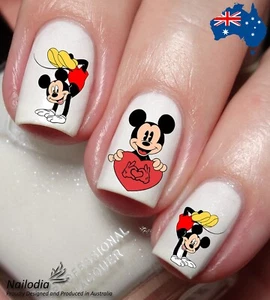 Mickey Mouse Inspired Nail Art Decal Sticker Water Transfer Wrap - Disney Theme - Picture 1 of 4