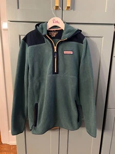 Vineyard Vines Kids Green Fleece Shep Shirt XL (18) EUC - Picture 1 of 1