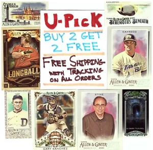 2020 Topps Allen Ginter Base 295-350, Minis Inserts Ships FREE B2 G2 FREE (U1/5) - Picture 1 of 263