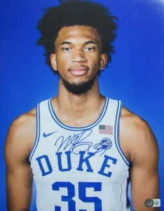 Foto autografiada de baloncesto 11x14 de Mohamed Bamba Duke Beckett - Imagen 1 de 3