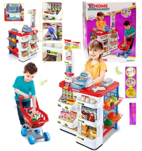 Supermercado Juguete Niños Tienda Con Carro Compras Y Alimentos Luces Y Sonidos - Imagen 1 de 11