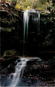 WINDOW FALLS Hanging Rock State Park DANBURY, North Carolina NC Postcard - Picture 1 of 2
