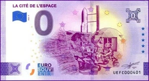 LA CITE DE L'ESPACE / BILLET 0 € / NULL EURO-SCHEIN / UEFC 2022-5 - Picture 1 of 1