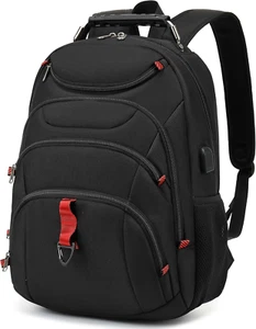 Laptop Backpack for Men, 15.6 Inch Laptop Bag with USB Port, Waterproof Travel W - Picture 1 of 7
