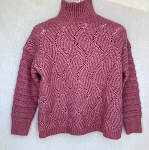Suéter de punto abierto de gran tamaño Reiss Ola lana alpaca grueso para mujer XS - Imagen 1 de 13