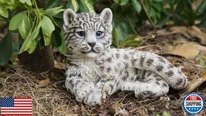 Hi-Line Gift 87695-A Snow Leopard Cub Statue - Bild 1 von 1