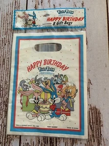 Vintage Tiny Toon Adventures Happy Birthday Gift Party Favor Bags Party Makers - Picture 1 of 10