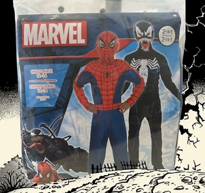 Marvel Spider-Man / Venom Padded Jumpsuit Costume Cosplay Child LARGE 12-14 NEW - Picture 1 of 5