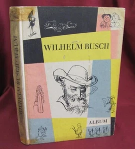 VINTAGE GERMAN KIDS CHILD BOOK WILHELM BUSCH - Picture 1 of 10