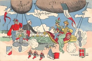 CPA THEME POLITIQUE SATIRIQUE LA REVUE ROYALE - Imagen 1 de 1