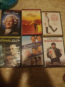 Lot of Robin Williams Dvds - Cadillac Man, Patch Adams, What Dreams May Come